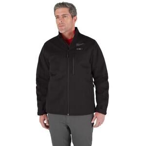 Milwaukee M12 Heated Toughshell Jacket Black XL Full Zip No Battery